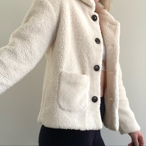 Few Moda Ivory Teddy Jacket - Picture 3 of 7